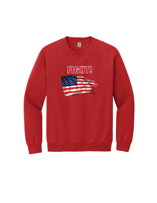 FIGHT! Old Glory Crewneck Sweatshirt