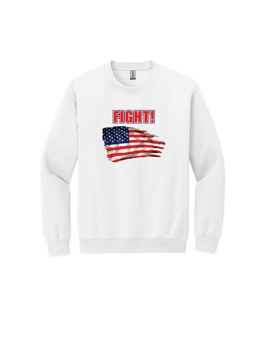 FIGHT! Old Glory Crewneck Sweatshirt