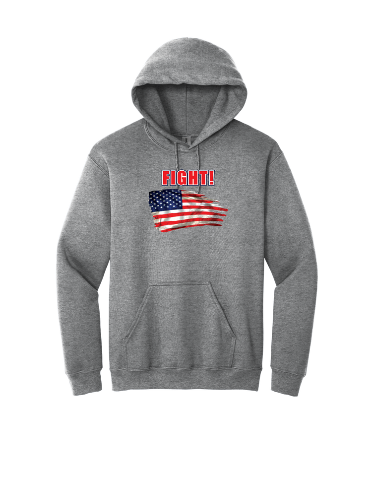 FIGHT! Old Glory Hooded Sweatshirt