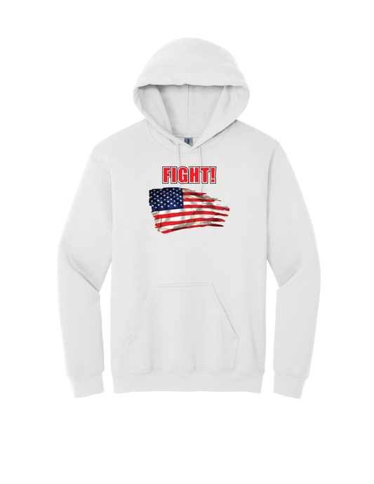 FIGHT! Old Glory Hooded Sweatshirt