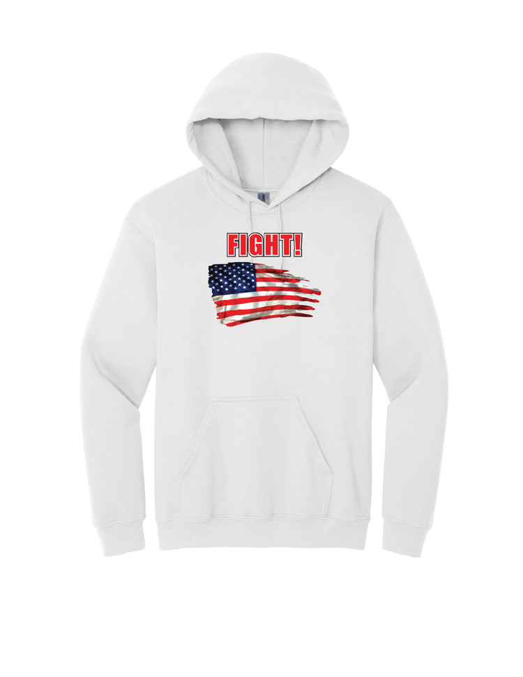 FIGHT! Old Glory Hooded Sweatshirt