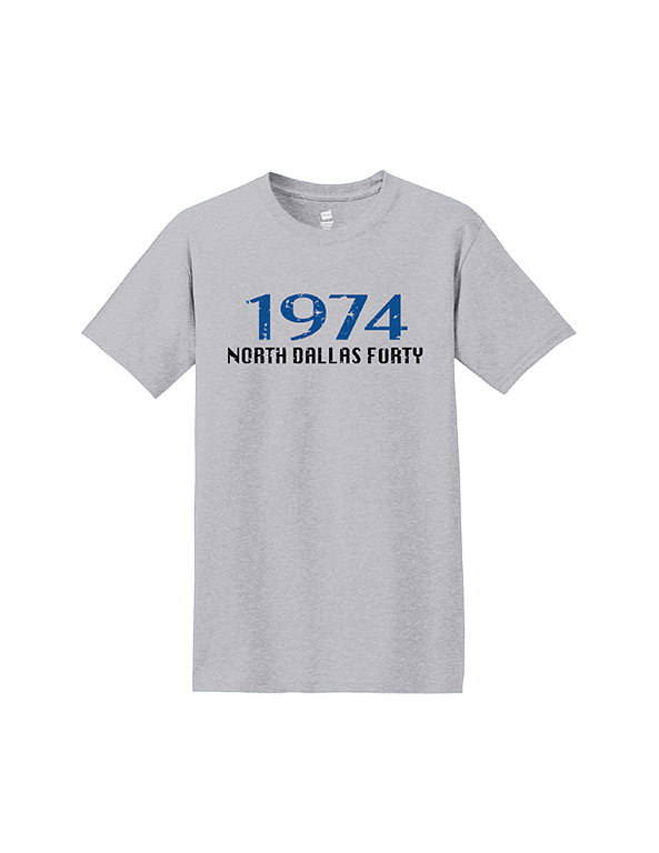 1974 North Dallas Forty tri-blend tee distressed