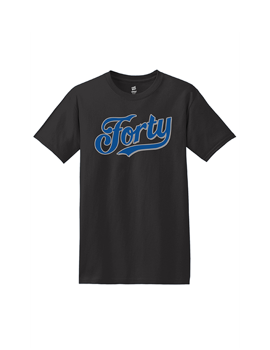 Forty Script tri-blend tee