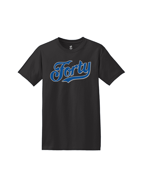 Forty Script tri-blend tee