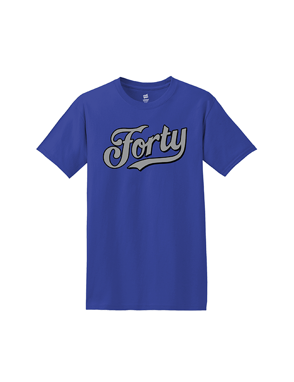 Forty Script tri-blend tee