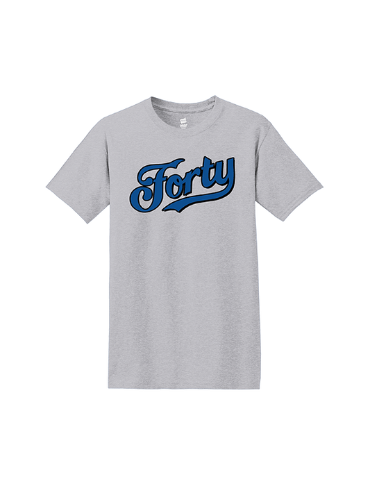 Forty Script tri-blend tee