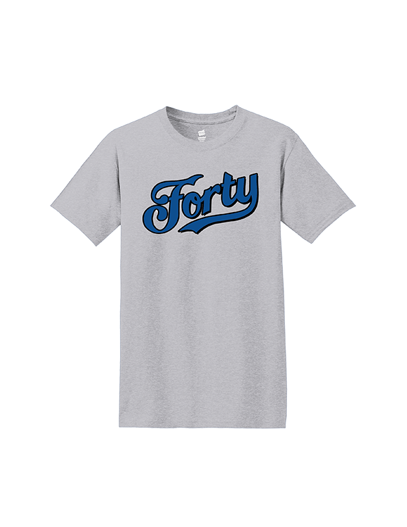 Forty Script tri-blend tee