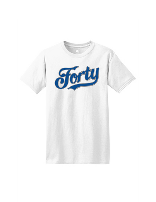 Forty Script tri-blend tee